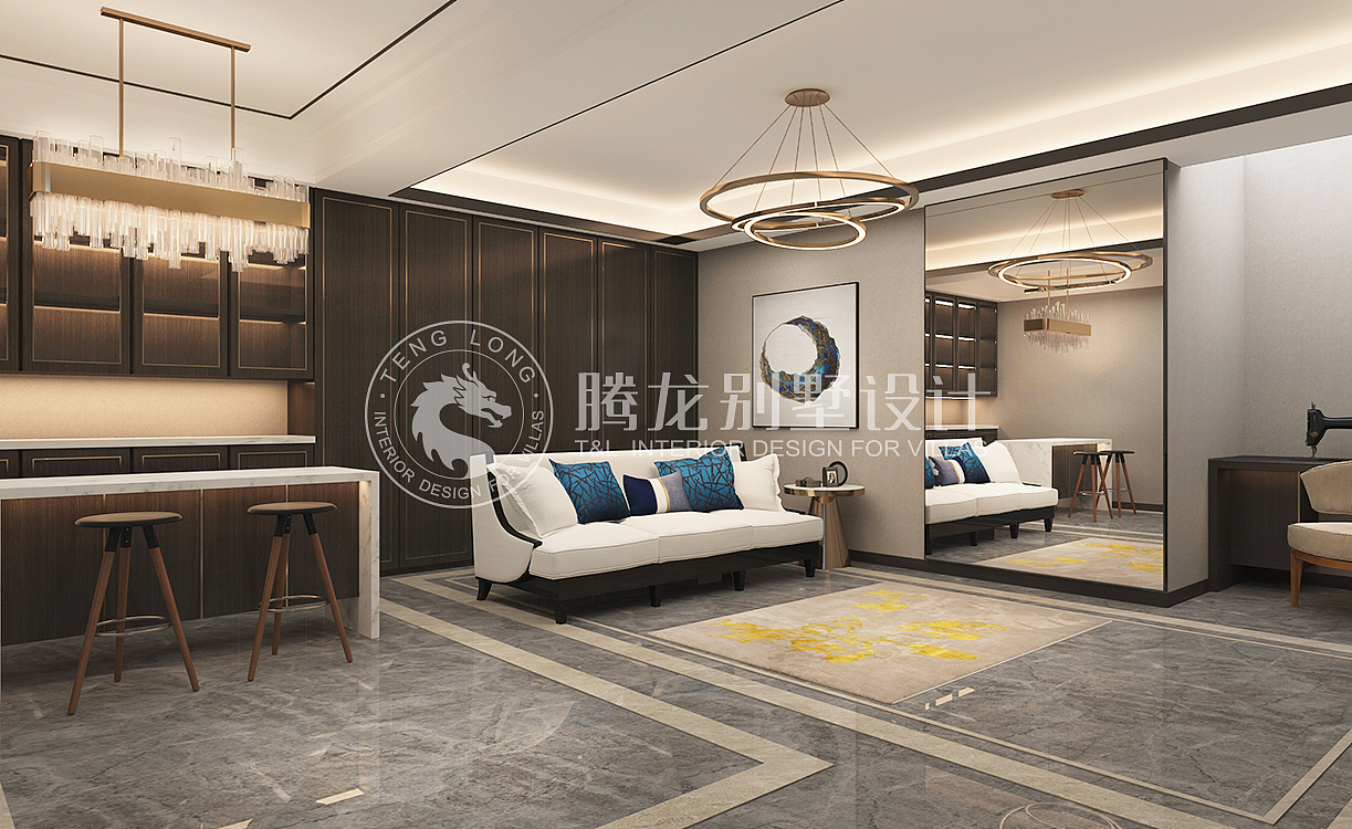 金地都会艺境别墅装修效果图