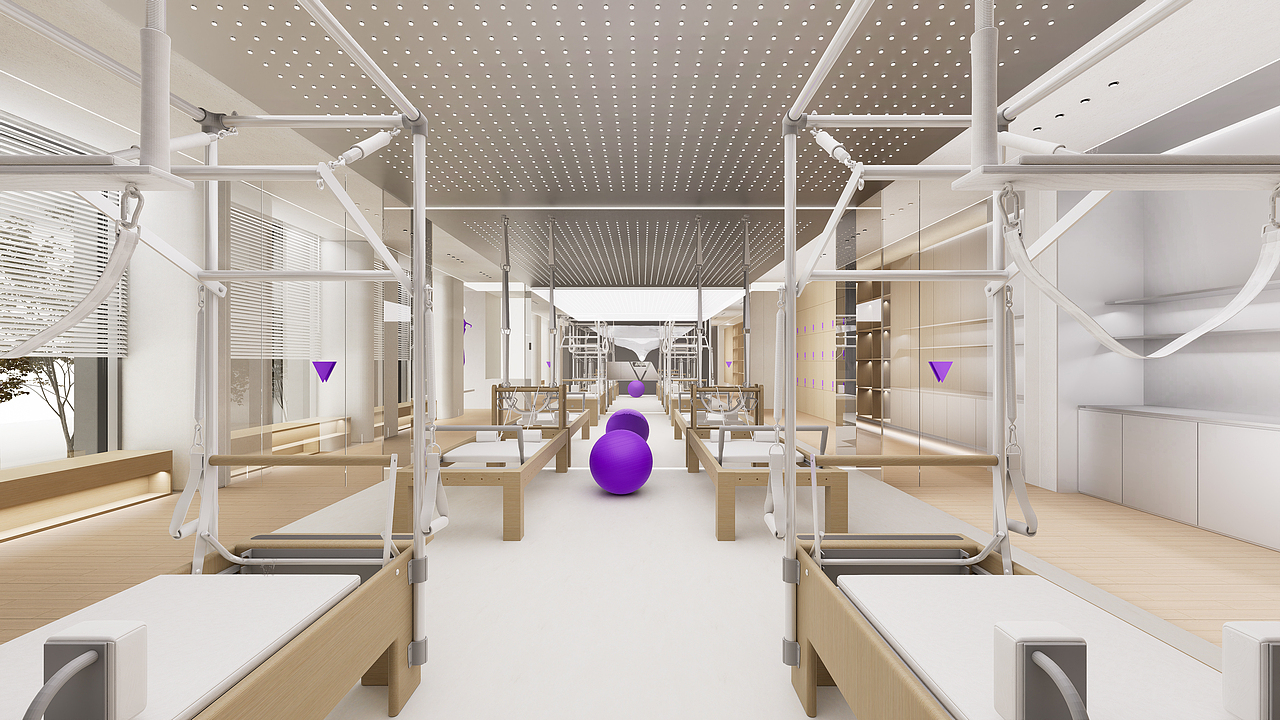 ➖ON｜瑜伽馆设计（图ZMzY4NjAwMjI0） - 商业空间设计 - 站酷设计师ONO_Design原创素材 - 站酷ZCOOL