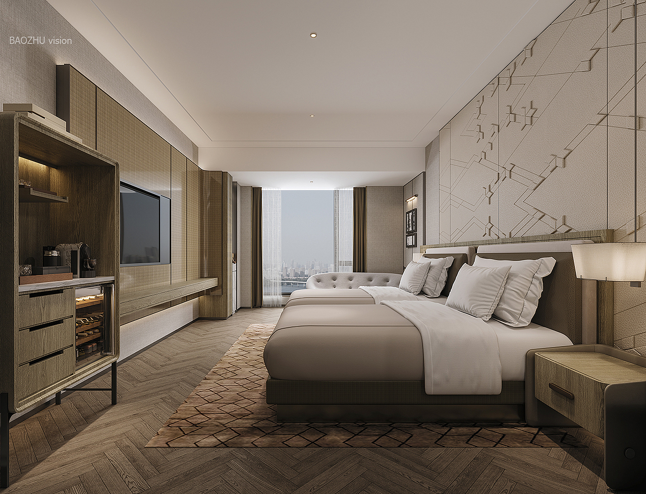 君屿酒店效果图方案（图ZMzE4MzU3Mzg0） - 酒店餐饮设计 - 站酷设计师宝猪GZC原创素材 - 站酷ZCOOL