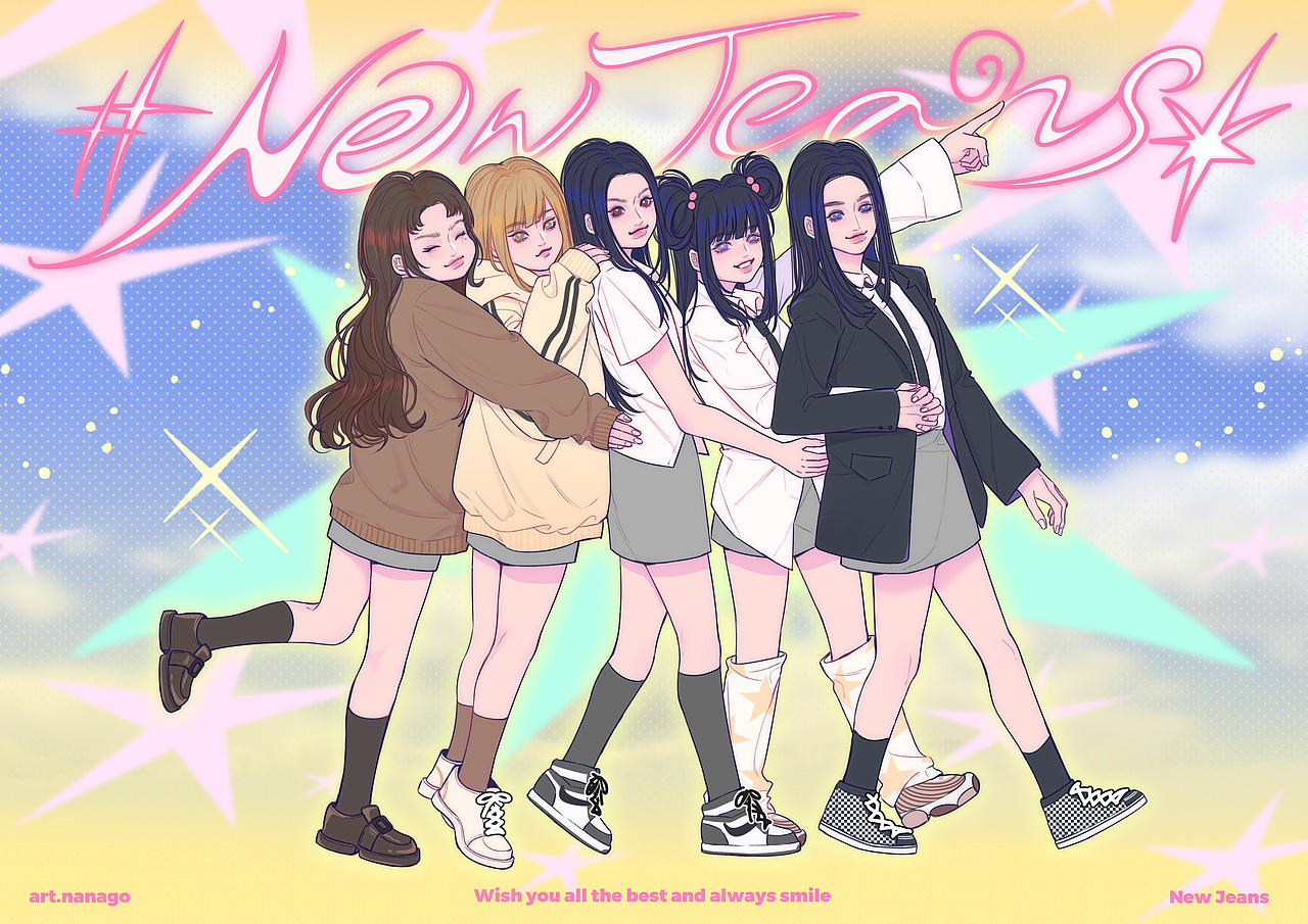 New Jeans校园AU（图ZMzU2NzczNjY4） - 创作习作 - 站酷设计师nanago_原创素材 - 站酷ZCOOL