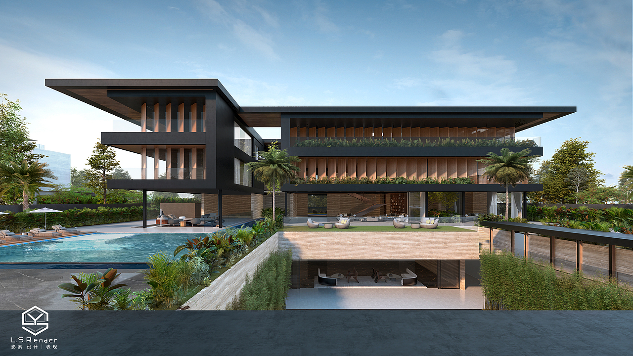 影素设计 • 度假酒店效果图