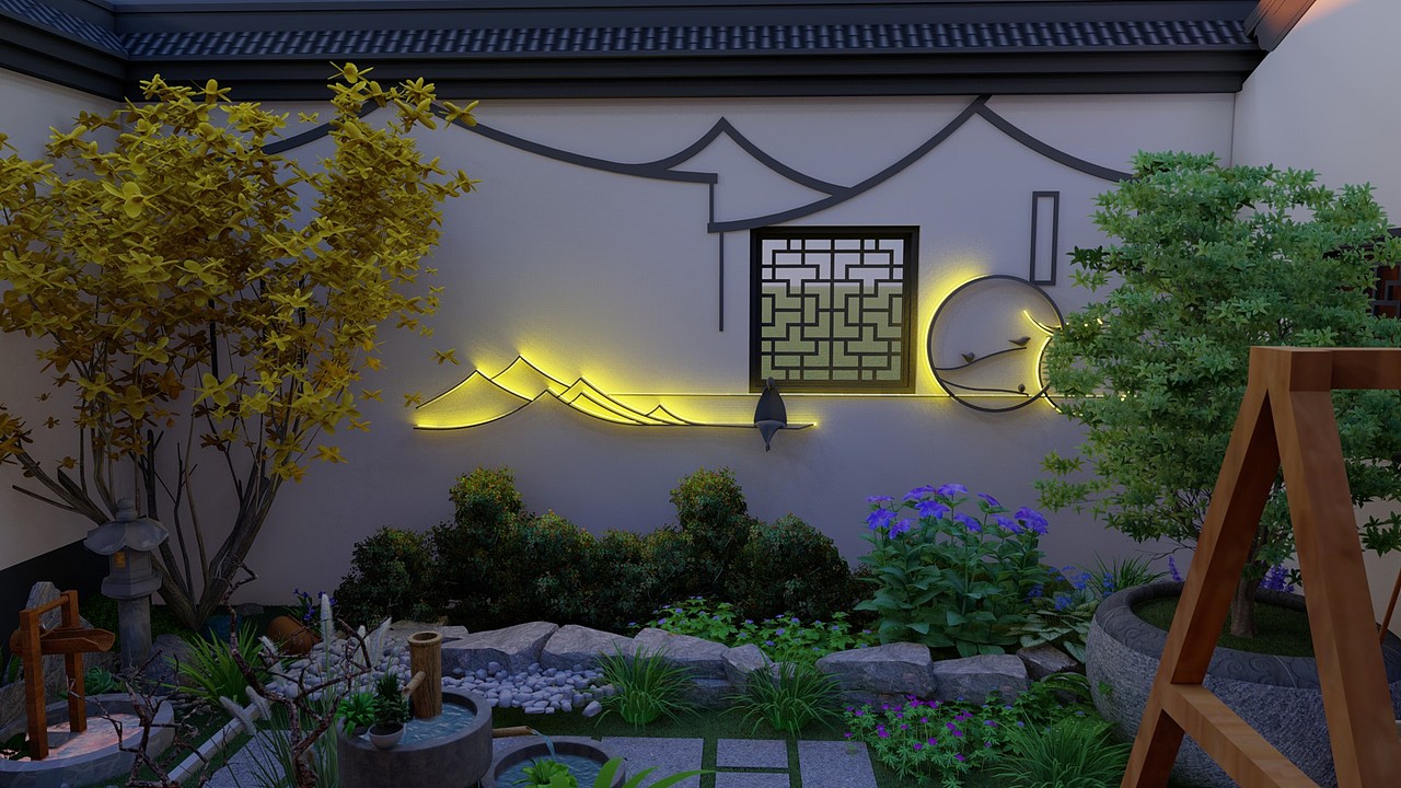 绿城别墅庭院设计（图ZMjY4NDk5MTMy） - 景观设计 - 站酷设计师腾de设计原创素材 - 站酷ZCOOL