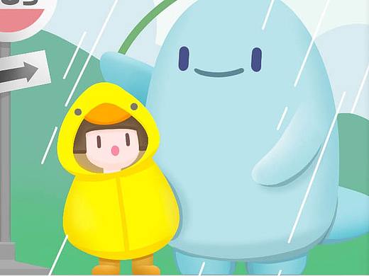 节气海报-向阳（个人主页-ZNDM3NTcwODQ=） - 儿童插画 - 站酷设计师momokome原创素材 - 站酷ZCOOL