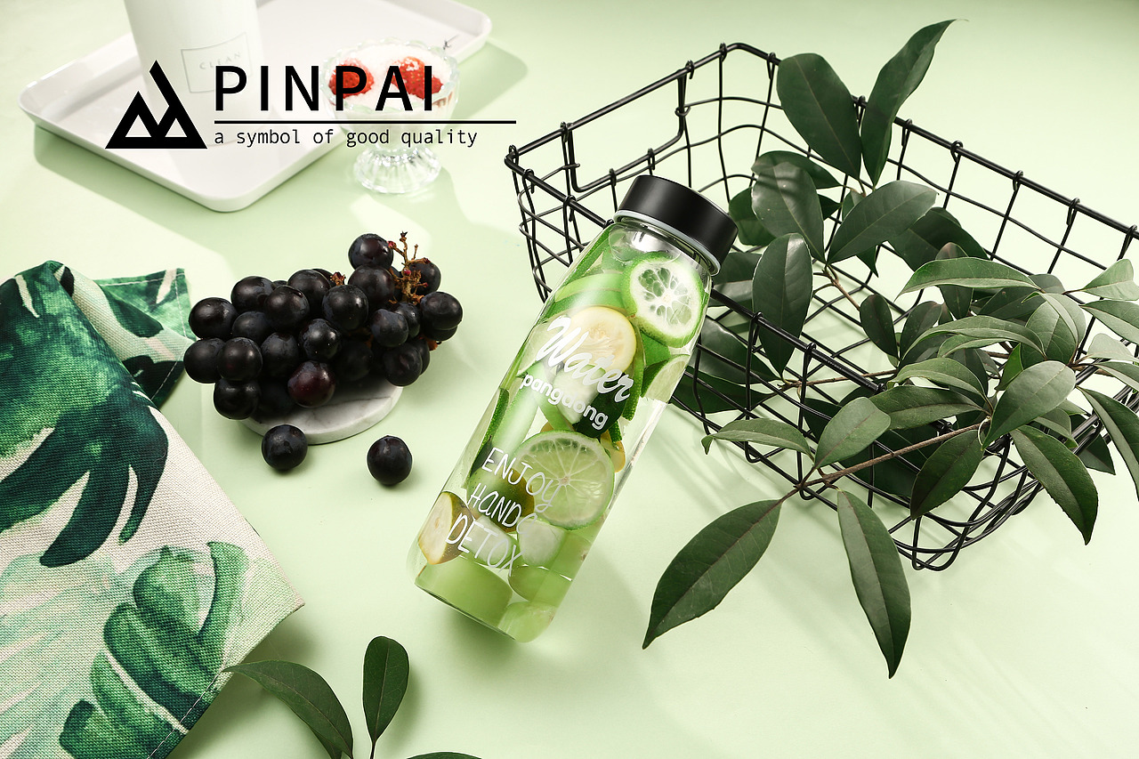 玻璃杯 花茶杯 水果 杯子