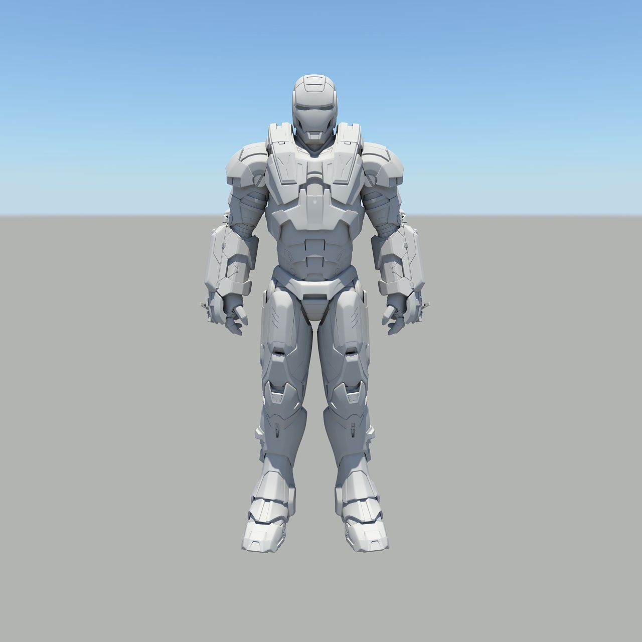 钢铁侠建模练习|三维|动画/影视|z17591631 - 临摹作品 - 站酷 (zcool