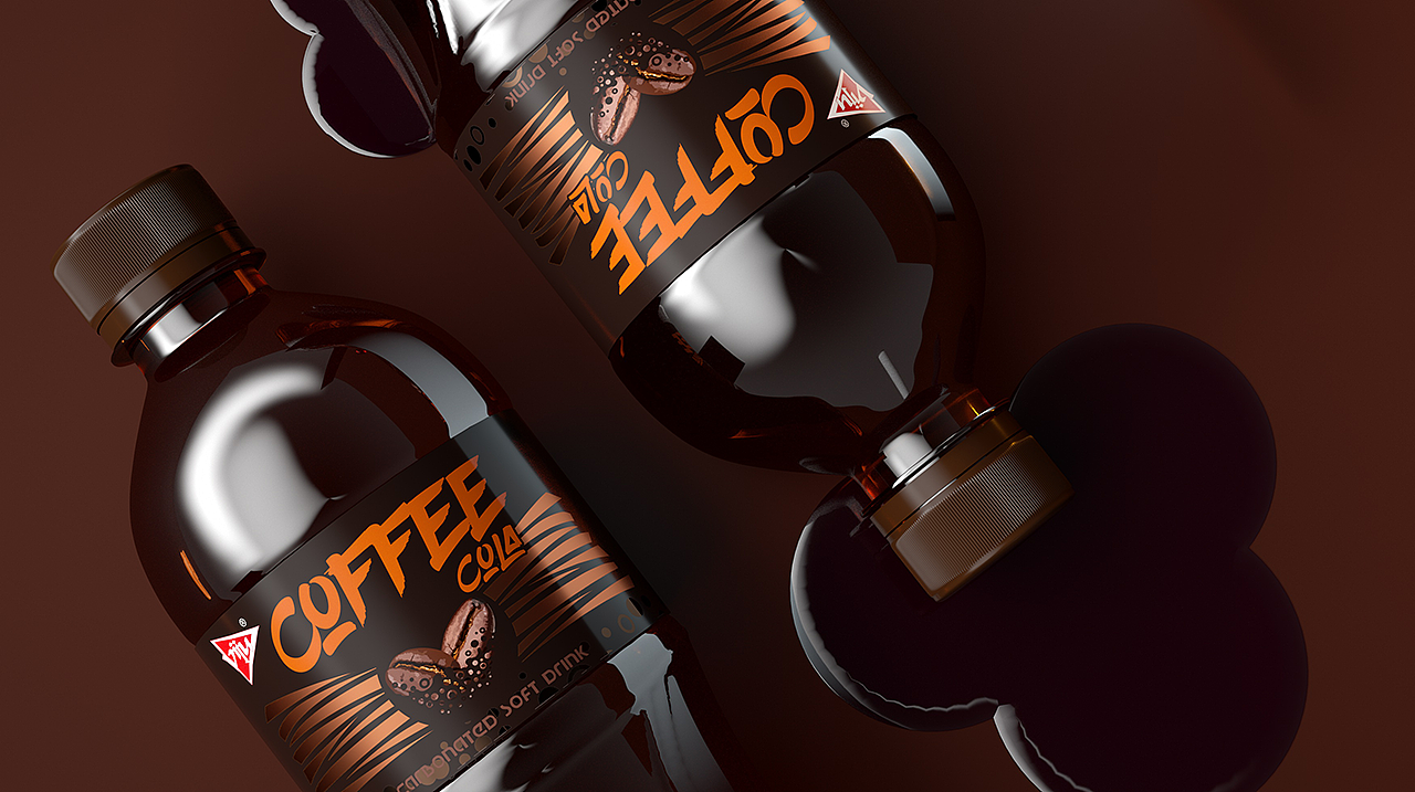 唯久咖啡汽水包装设计