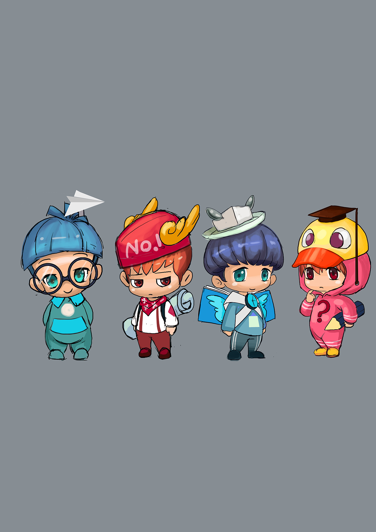 环球教育吉祥物-山海传媒（图ZNDExNTUyMzY=） - 单幅漫画 - 站酷设计师山海原创素材 - 站酷ZCOOL