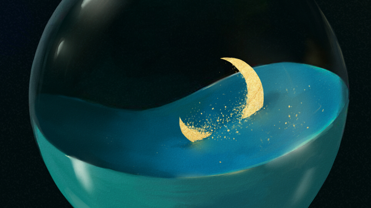 Moon 月亮（图ZMTE5NzQ1MTI4） - 商业插画 - 站酷设计师Kkkkkkom荣子原创素材 - 站酷ZCOOL