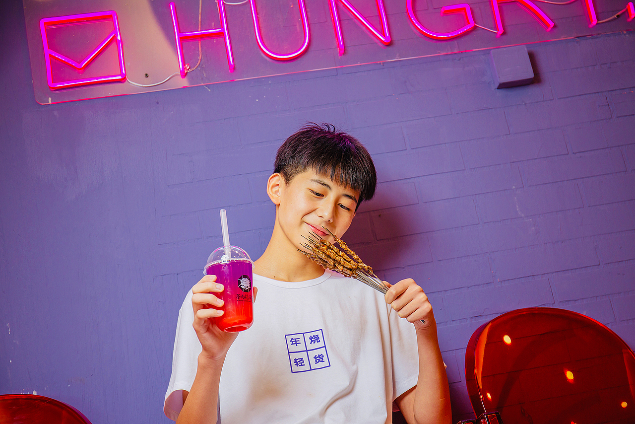 探店美食摄影|190708人像摄影店内摆拍