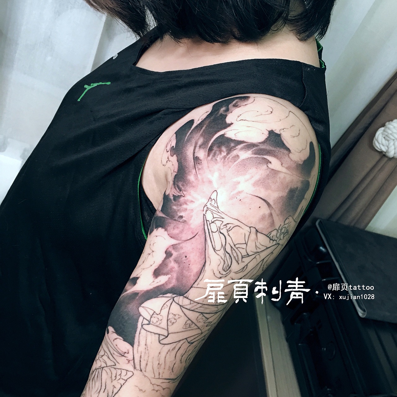 玉藻前妖狐纹身