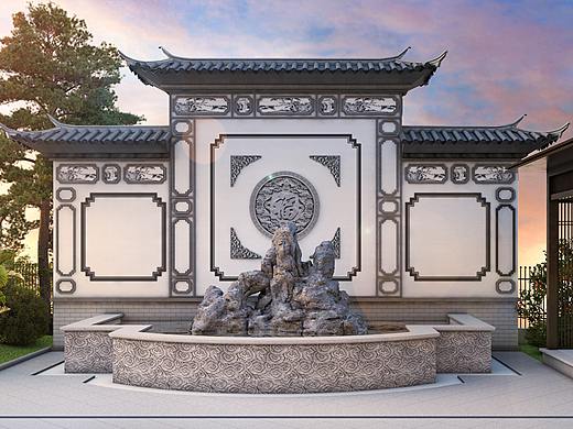 世纪城腾岳苑别墅庭院景观