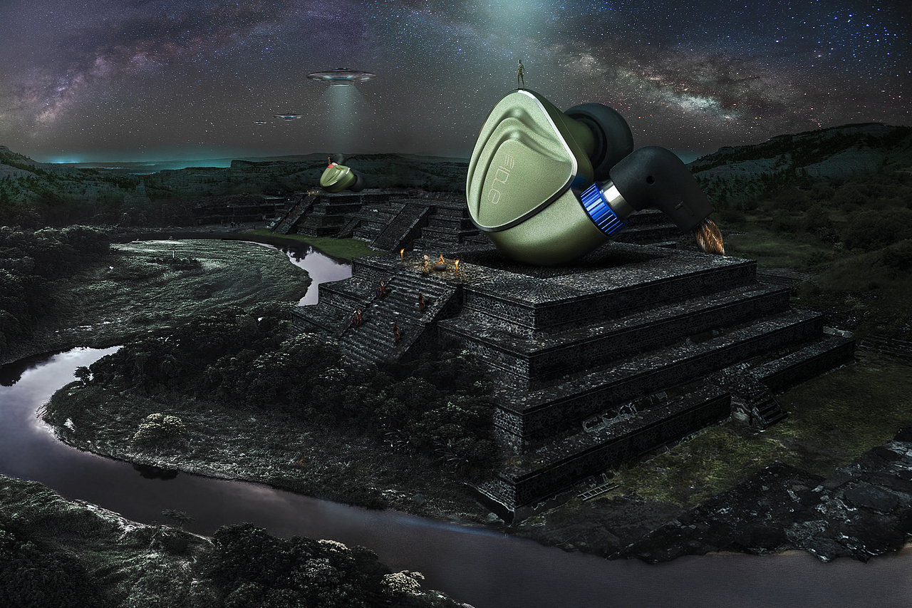 古文明外星主题耳机合成图（图ZMjI2NTQ5MzYw） - 海报 - 站酷设计师jowen31原创素材 - 站酷ZCOOL