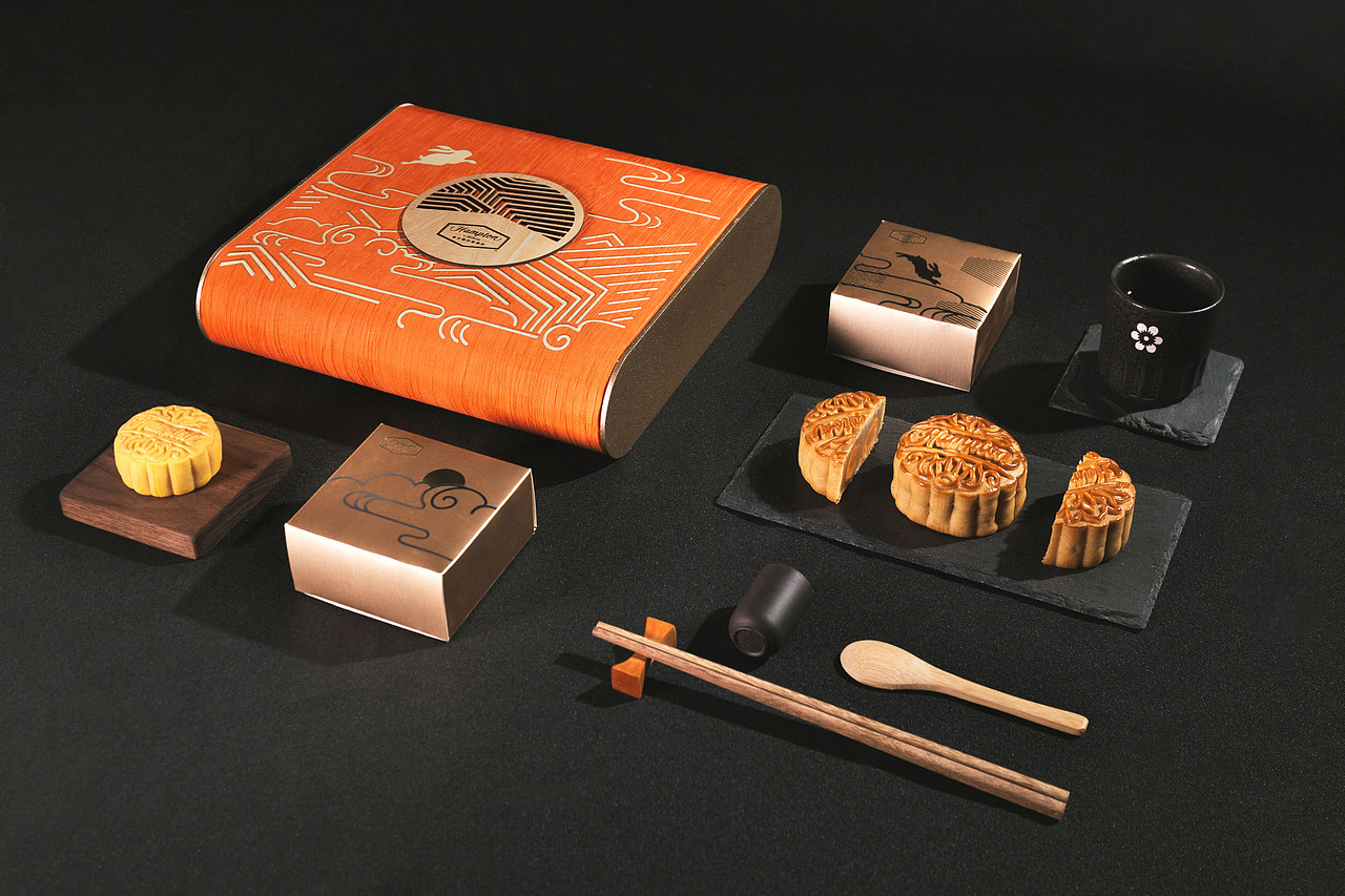 中秋月饼包装设计（图ZMjAzMTQ1MjY4） - 包装 - 站酷设计师Ashley_Zhong原创素材 - 站酷ZCOOL