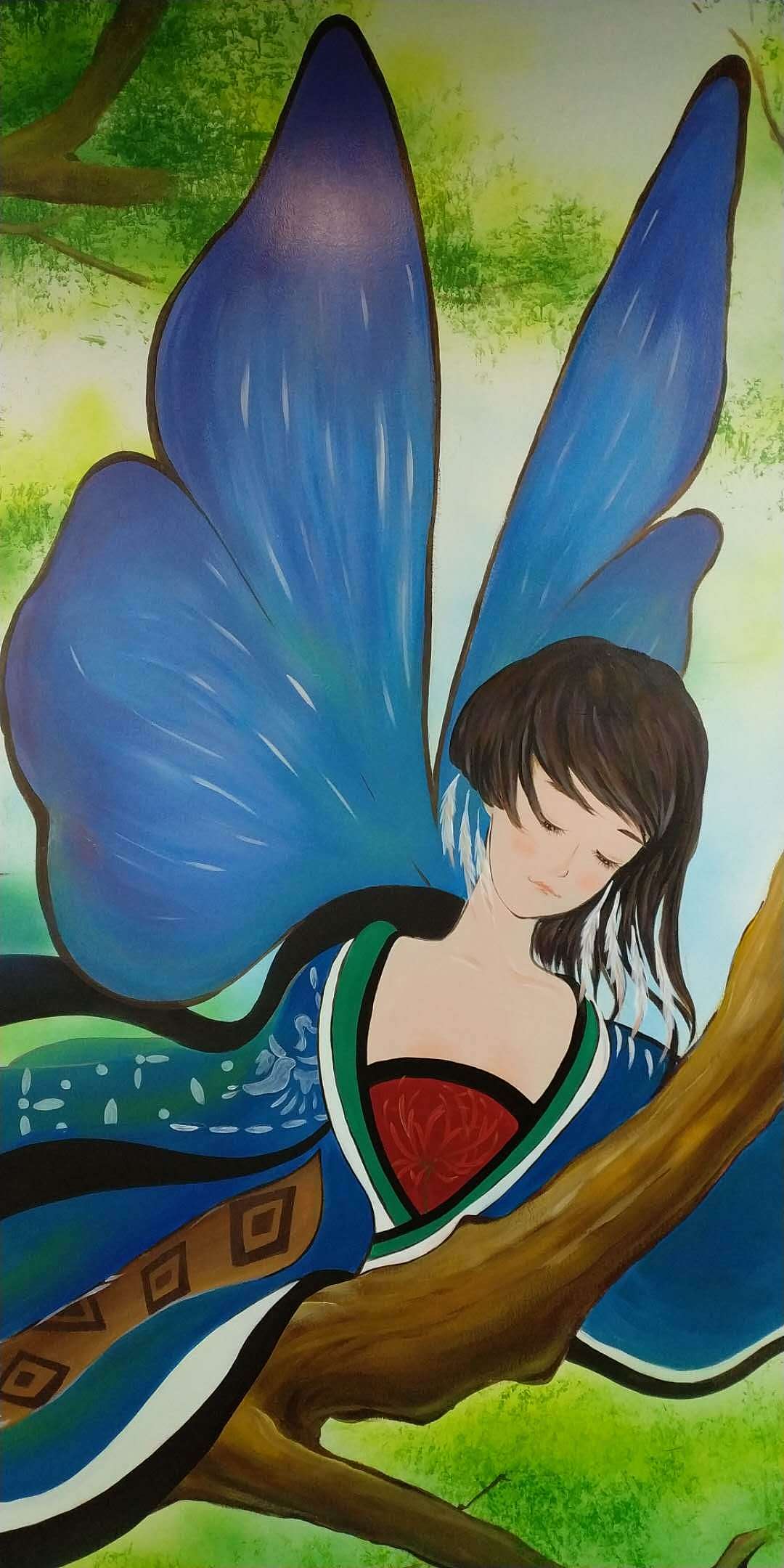 破茧成蝶|插画|新锐潮流插画|晰牧元素_原创作品-站酷zcool