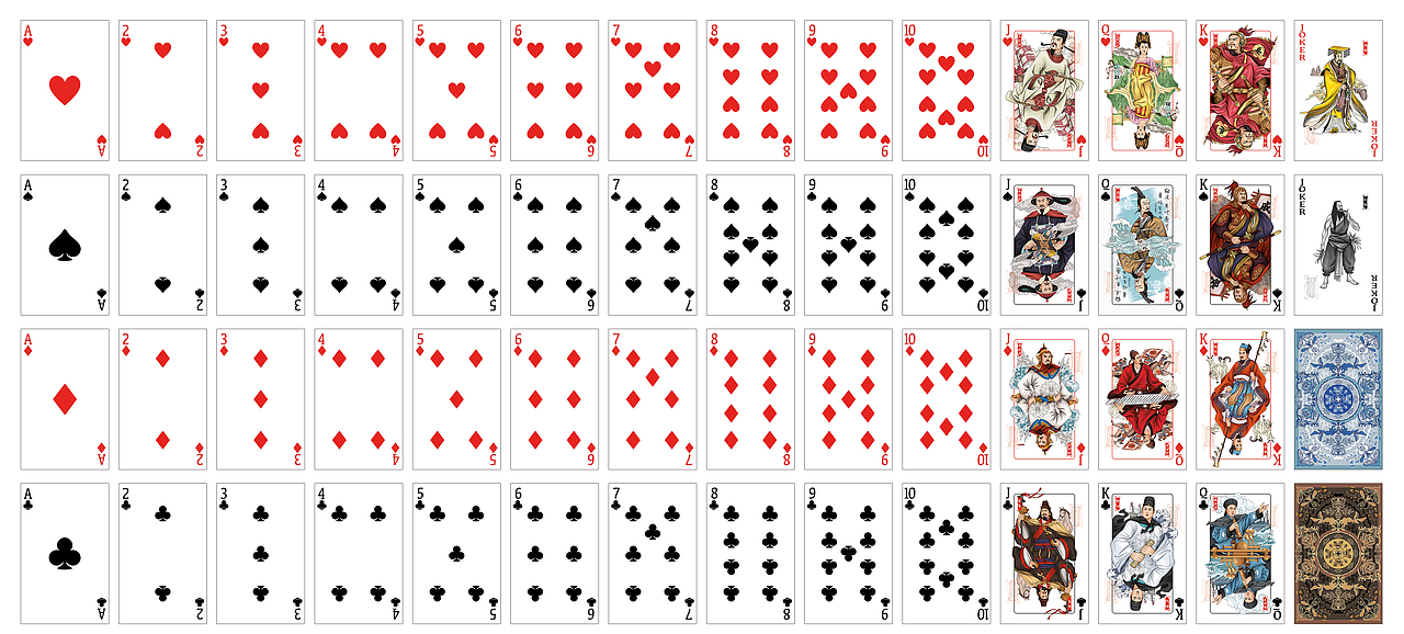 扑克牌 - 古代人物系列 | 包含12位历史人物（图ZMzU2MDE1MDQ4） - 商业插画 - 站酷设计师爱画画的闲云野鹤原创素材 - 站酷ZCOOL
