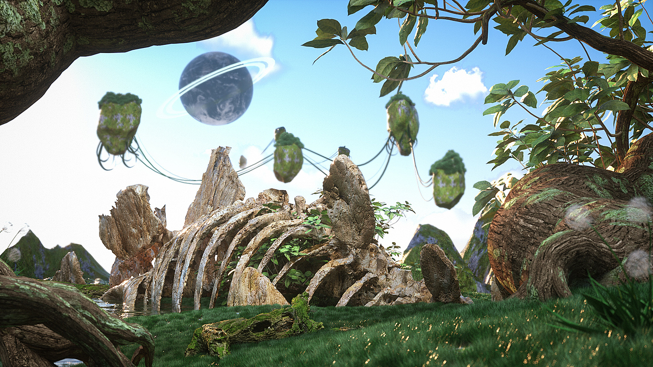 阿凡达自然写实场景创作时间2021/06/29效果图13添加表情喜欢ta的作品