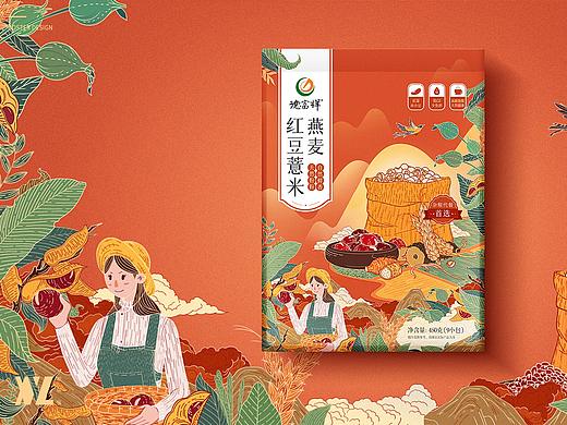 德富祥三款燕麦片包装升级设计｜新研值视觉 