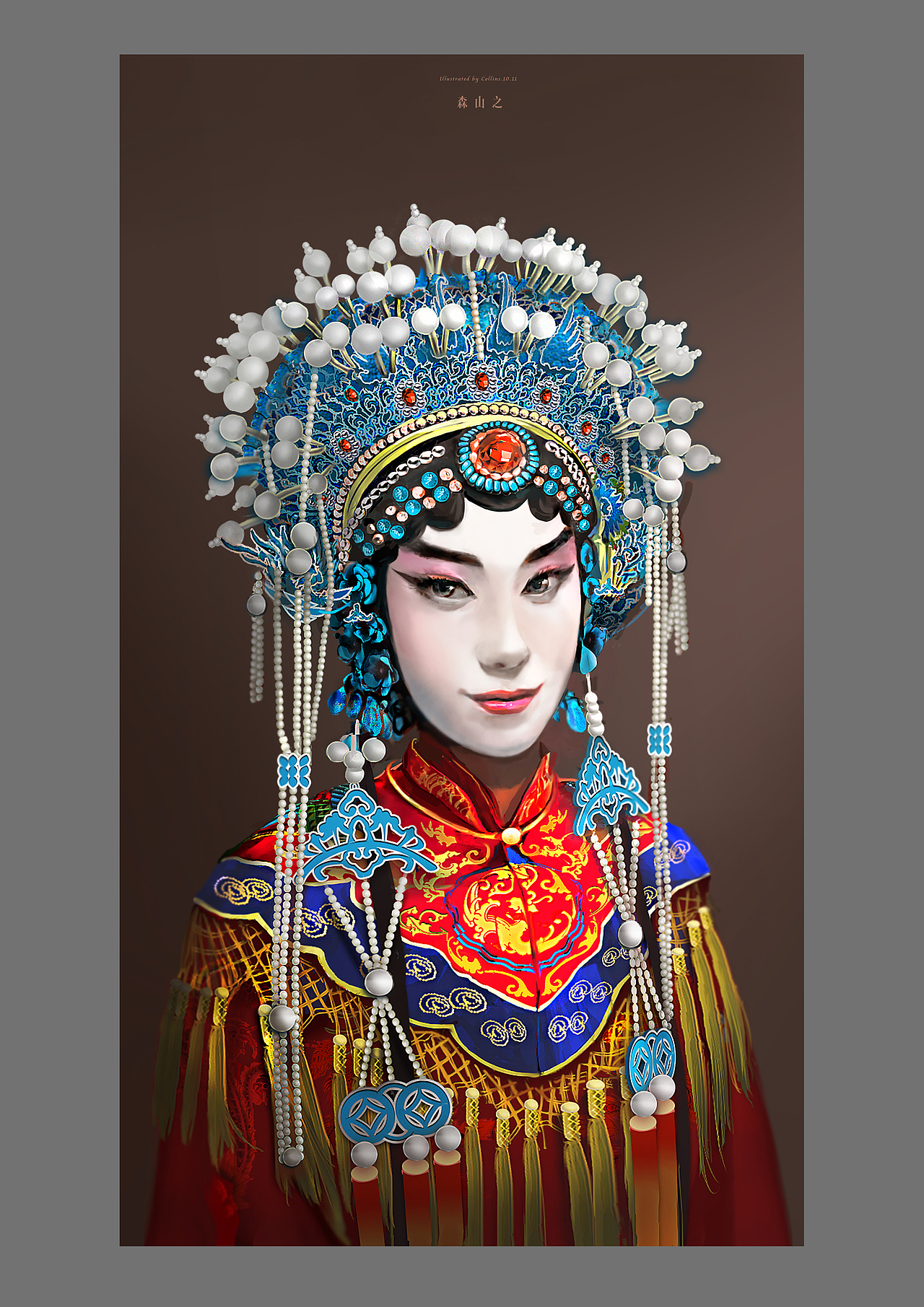 凤冠霞帔贵妃醉酒