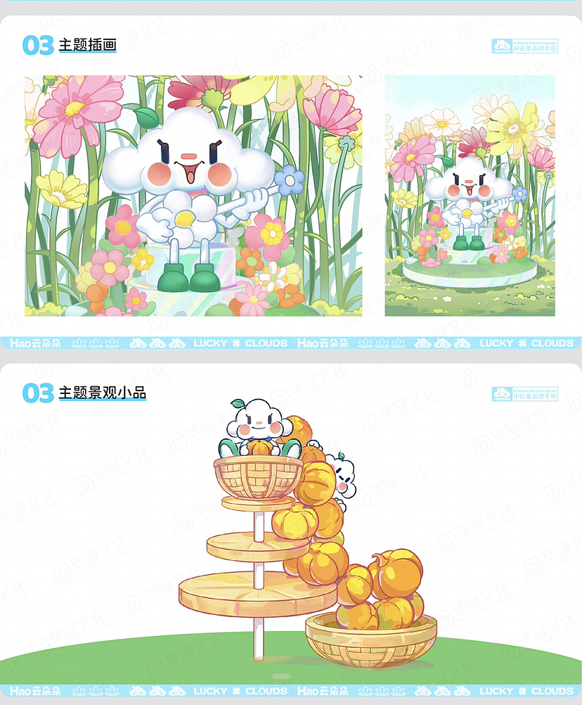 暑期亲子原创IP美陈方案-hao云朵朵！（图ZMzM2NjkzMTI0） - 展陈设计 - 站酷设计师IP设计老何说原创素材 - 站酷ZCOOL