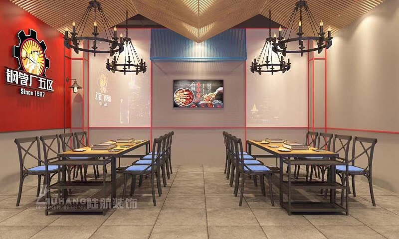 西安小郡肝串串店装修设计案例