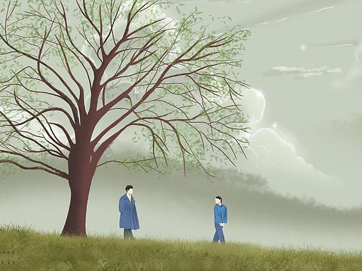 《山楂树之恋》（个人主页-ZNDM5NTA2MDQ=） - 创作习作 - 站酷设计师York115原创素材 - 站酷ZCOOL