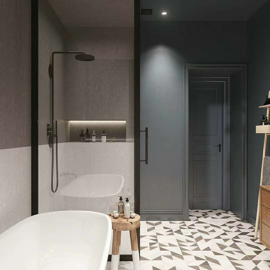 高级黑遇上高级灰,极致的理性魅力空间