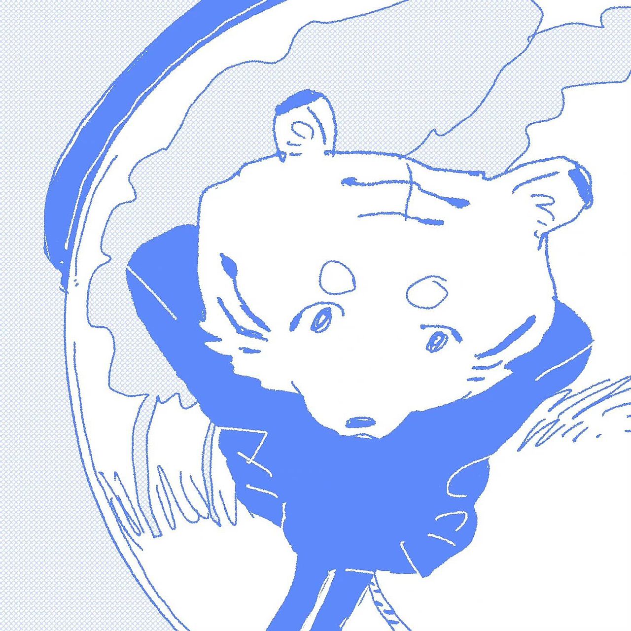 虎虎，但是蓝色（图ZMzE3NDk1MjYw） - 艺术插画 - 站酷设计师PreeN松饼饼饼原创素材 - 站酷ZCOOL