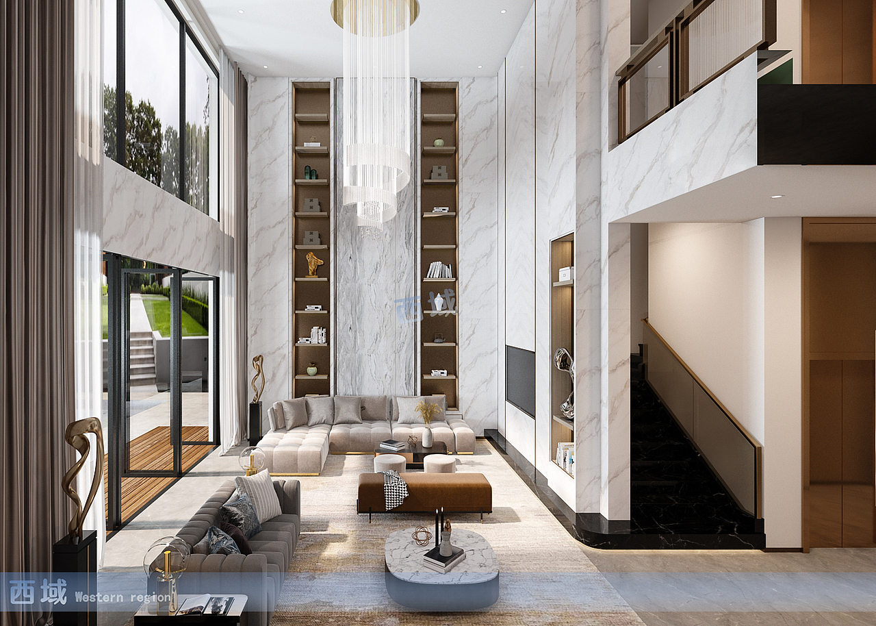 别墅效果图（图ZMjU1MTUwNzA4） - 家装设计 - 站酷设计师温州西域效果图原创素材 - 站酷ZCOOL