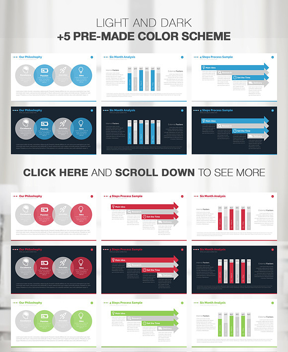企业会议年终总结计划分析报表PPT模板