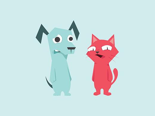 懒狗和虹猫的日常