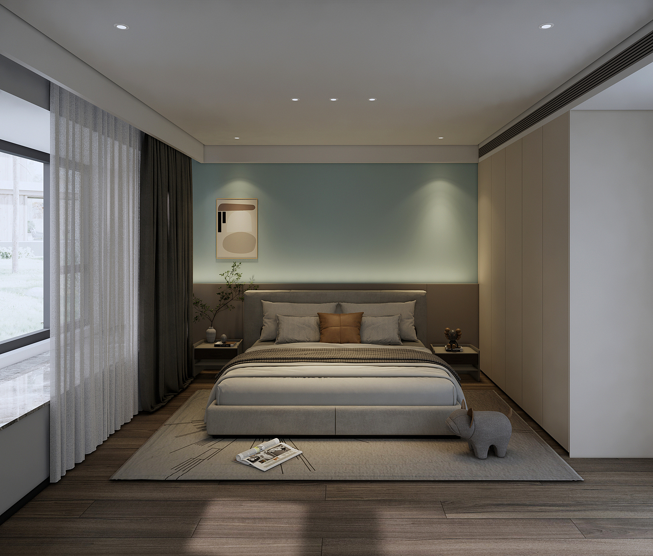 草图大师➕enscape练习（图ZMjcyNjE0NzIw） - 家装设计 - 站酷设计师ARROW景深原创素材 - 站酷ZCOOL