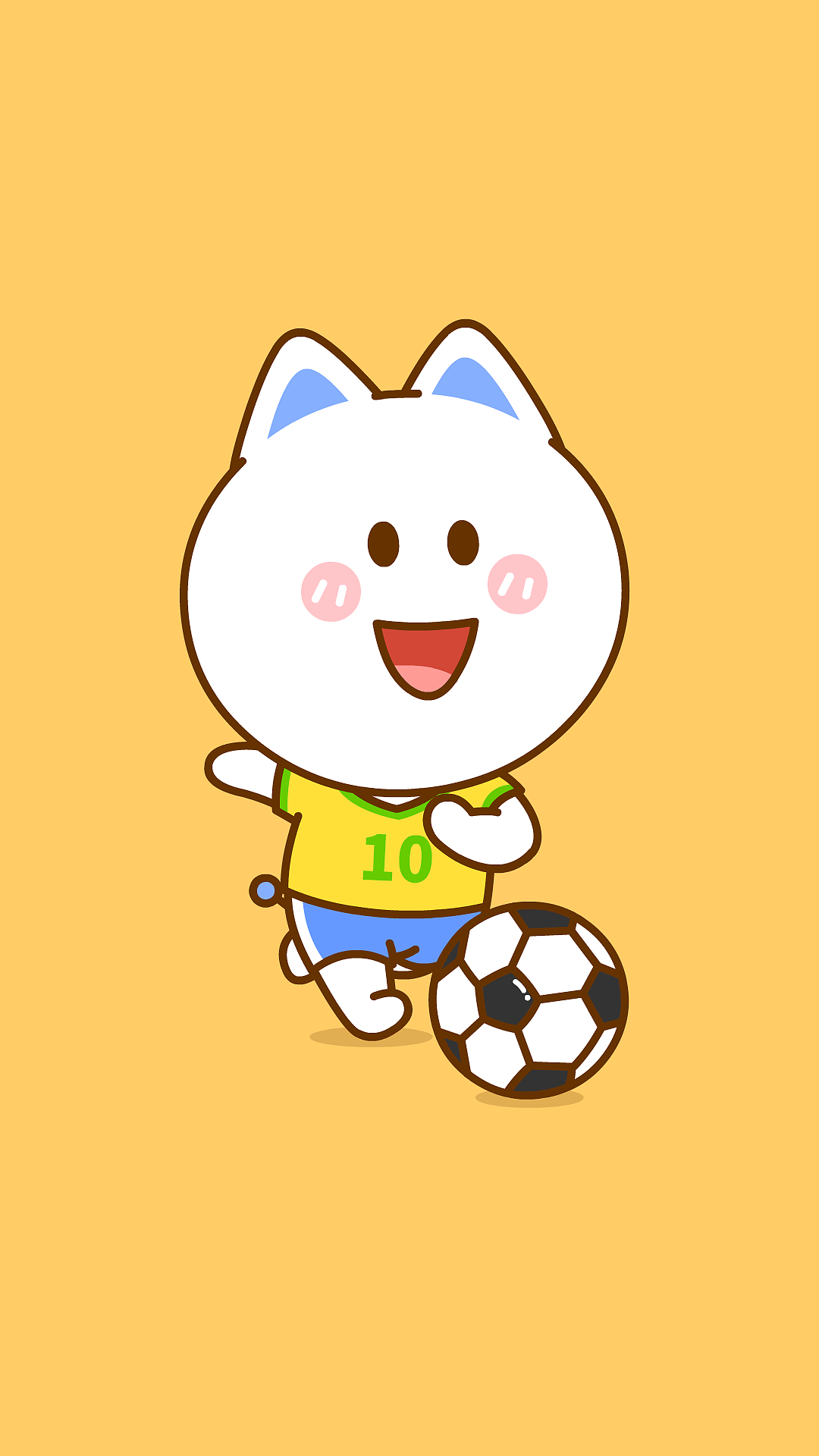 桃小仙,二花,萌菜 世界杯足球表情壁纸头像
