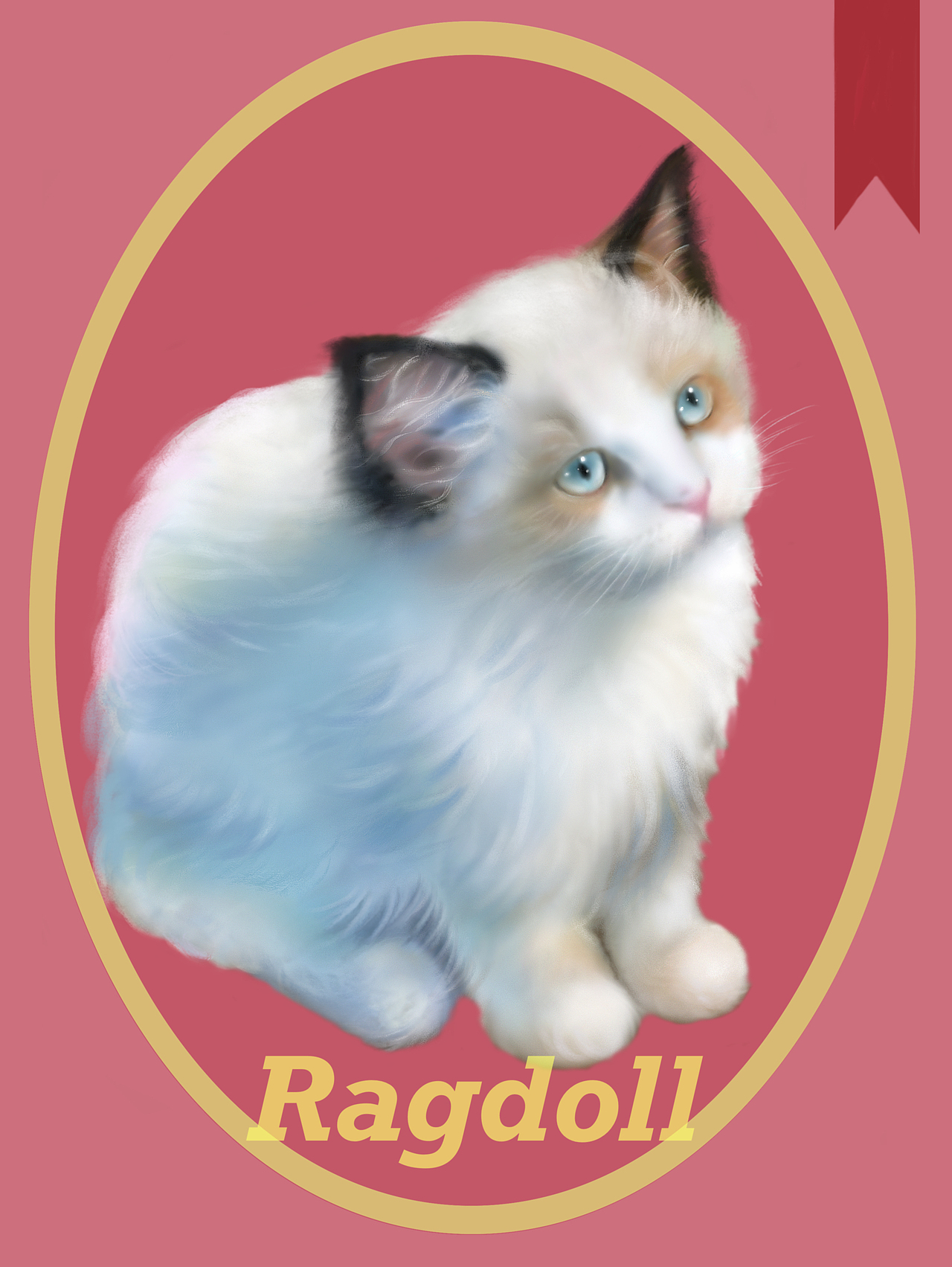 动物插画🌸可爱猫咪（图ZMjY4NjMyMjYw） - 商业插画 - 站酷设计师瓷月er原创素材 - 站酷ZCOOL