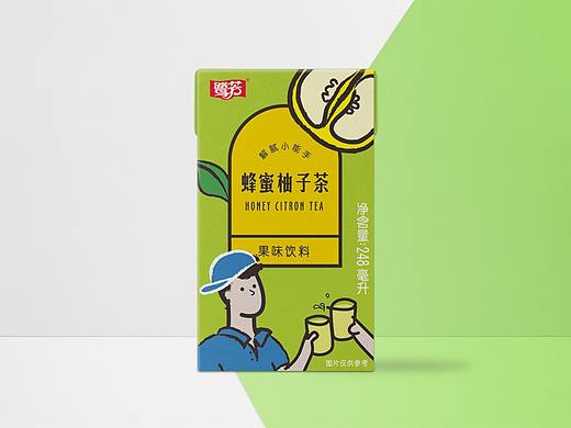 鹭芳&饿了么定制版饮料包装设计