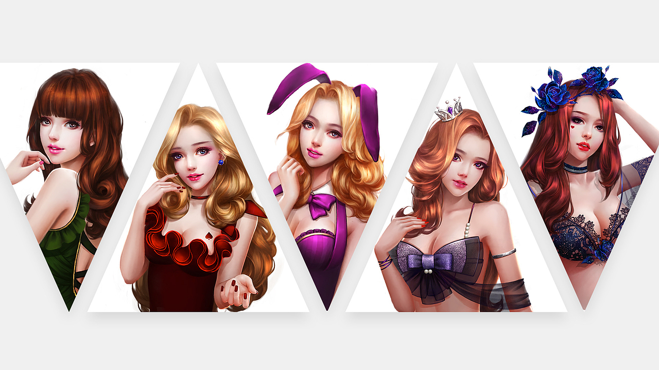 工作图-棋牌妹子们