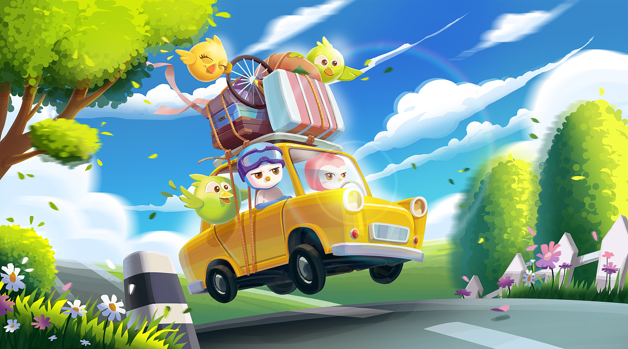 《欢乐的小黄车》