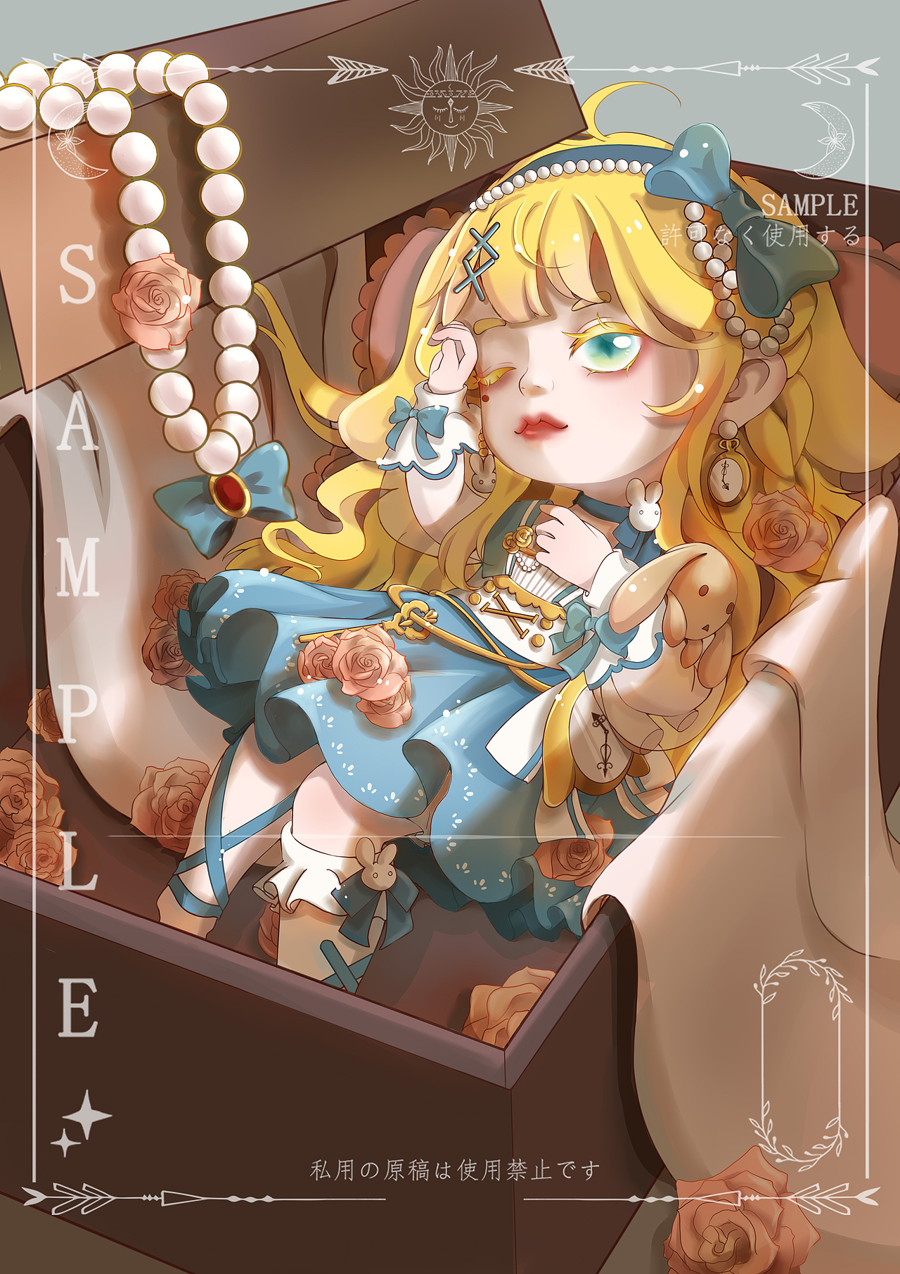 盒中Alice（图ZMjU0OTkzNDM2） - 创作习作 - 站酷设计师见贤思齐爱弹阮原创素材 - 站酷ZCOOL