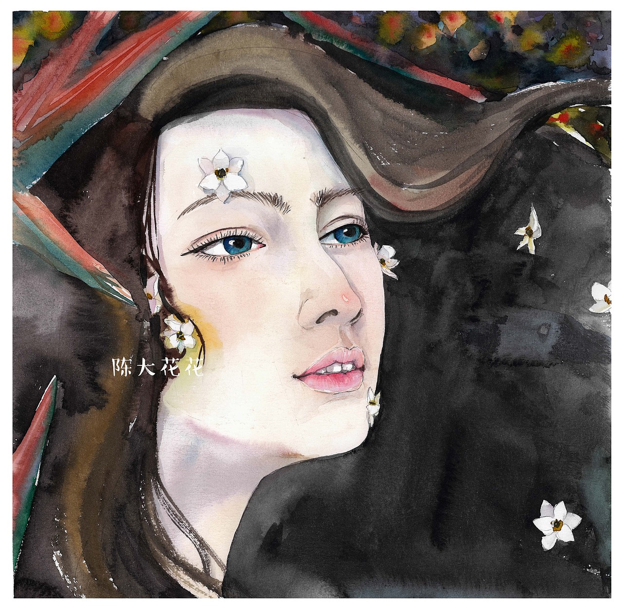 陈大花花作品水彩人物插画（图ZNzM1ODM4NjA=） - 商业插画 - 站酷设计师插画师陈大花花原创素材 - 站酷ZCOOL