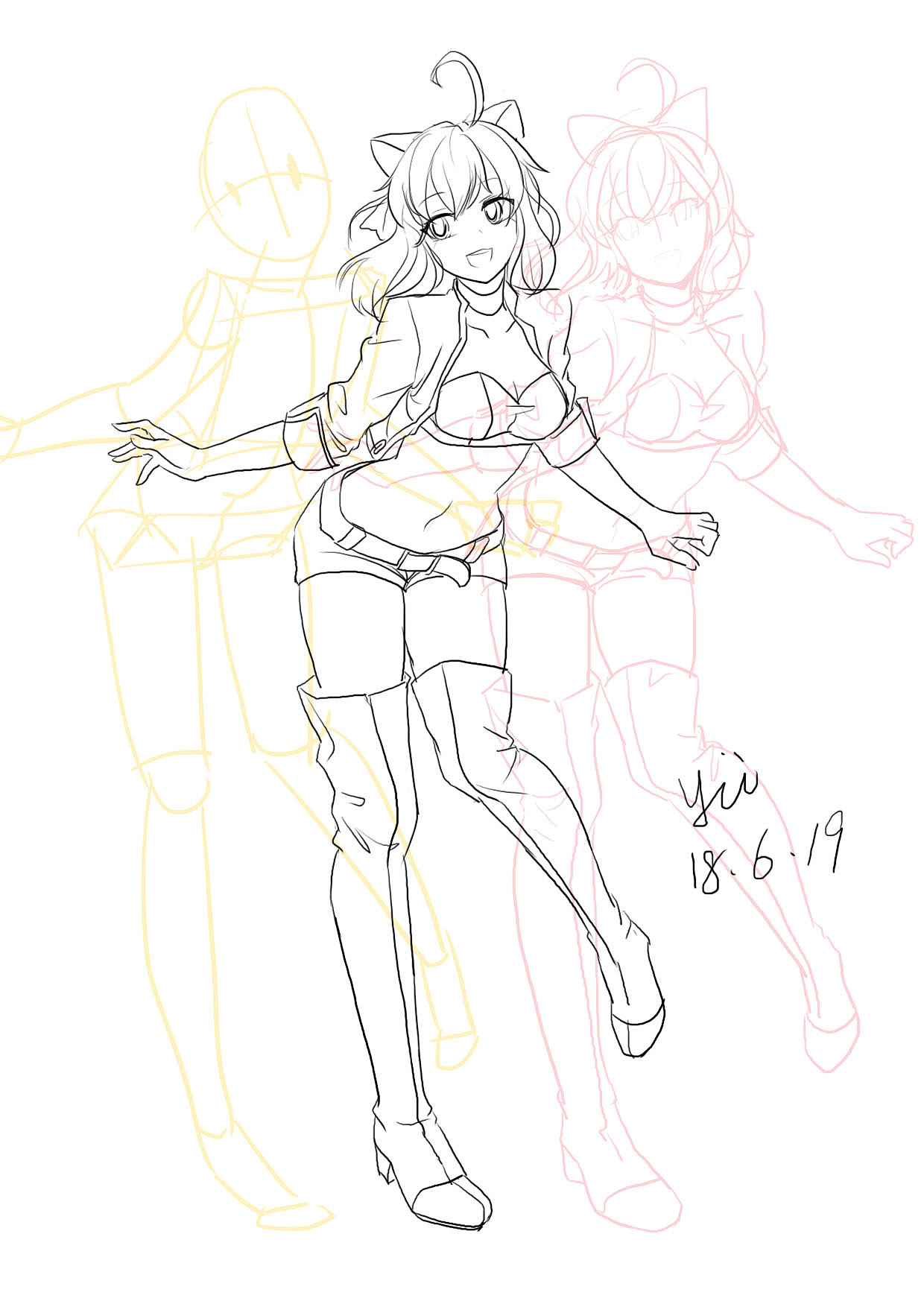 2018下半年的部分速写练习