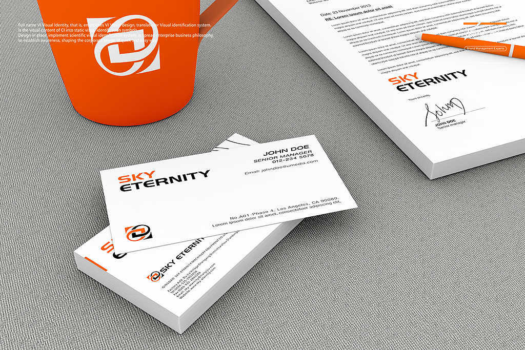 天一久sky-eternity品牌VIS识别系统设计-因心设计