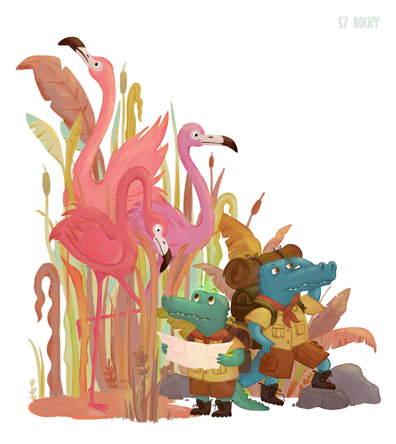 2019-2022 继续不停画呀画(图ZMjg5NTY2NzMy) - 儿童插画 - 站酷设计师插画师Rocky原创素材 - 站酷ZCOOL
