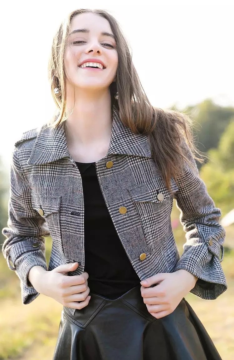 英伦风复古格子外套（图ZMTMyODQ2MzY4） - 正装/礼服 - 站酷设计师跨叶原创素材 - 站酷ZCOOL