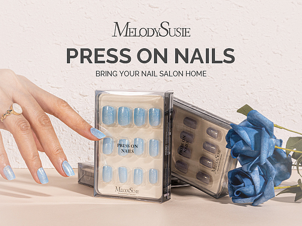 亚马逊蓝色穿戴甲产品拍摄