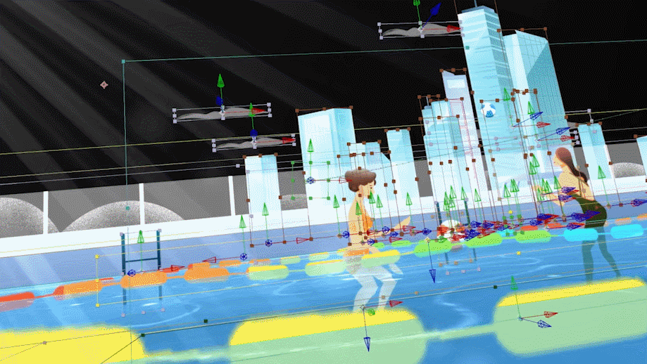 《厦门游泳馆智能泳池MG动画》—安戈力文化