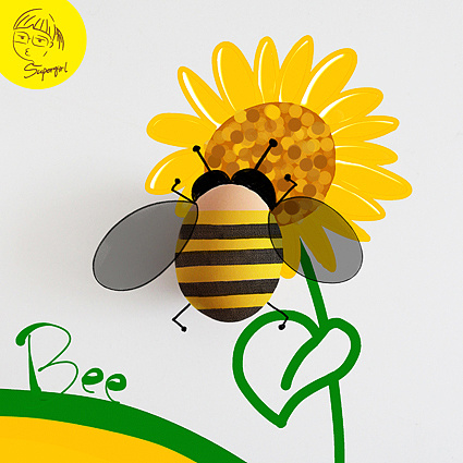 supergirl要画画之原创鸡蛋动物系列