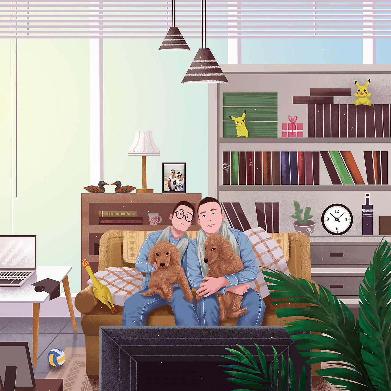 我们孤独并快乐着（图ZMTI1NDcwOTA4） - 艺术插画 - 站酷设计师大猩猩叔叔Ray原创素材 - 站酷ZCOOL