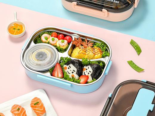 分隔饭盒拍摄｜日式轻食便当｜古禾造图