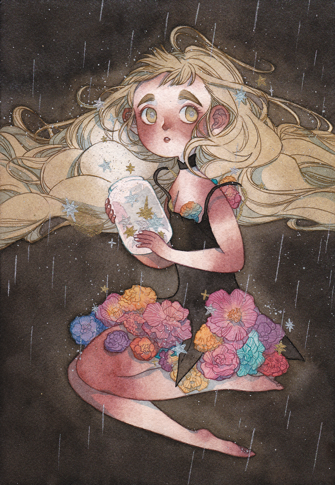 明月（图ZMTI5Nzk5NDg0） - 绘画 - 站酷设计师namm原创素材 - 站酷ZCOOL