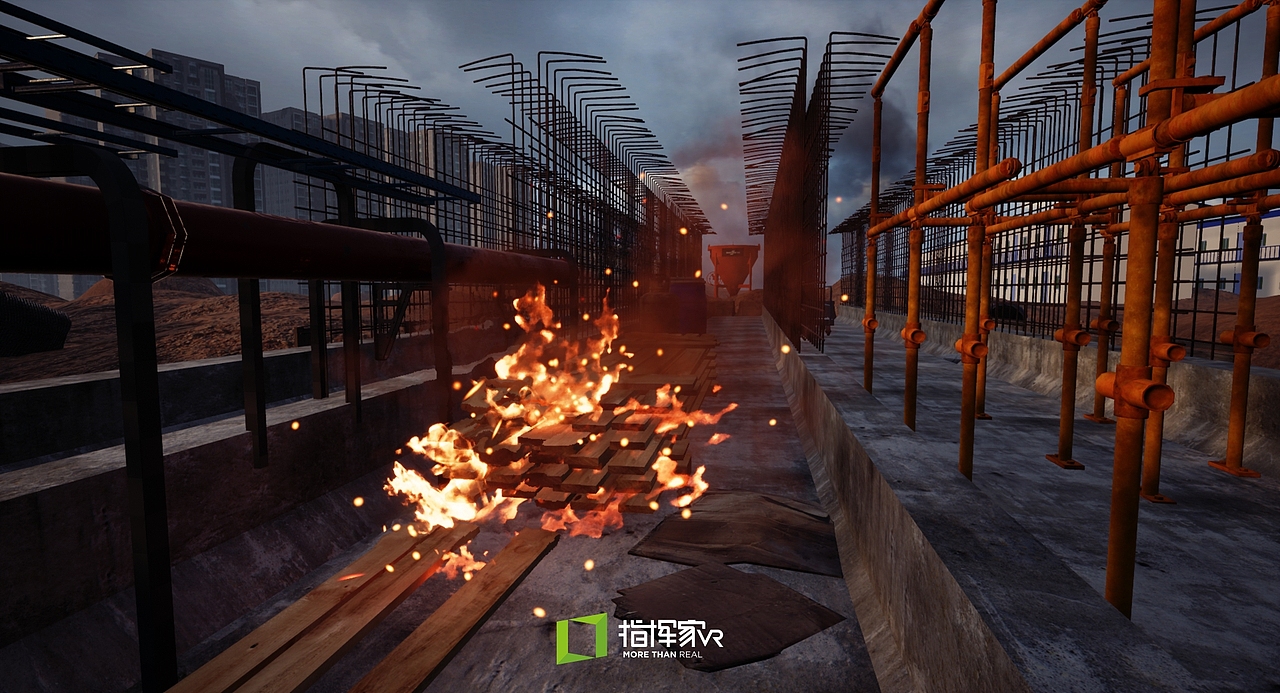 【UE4】安全教育 - 工地安全VR