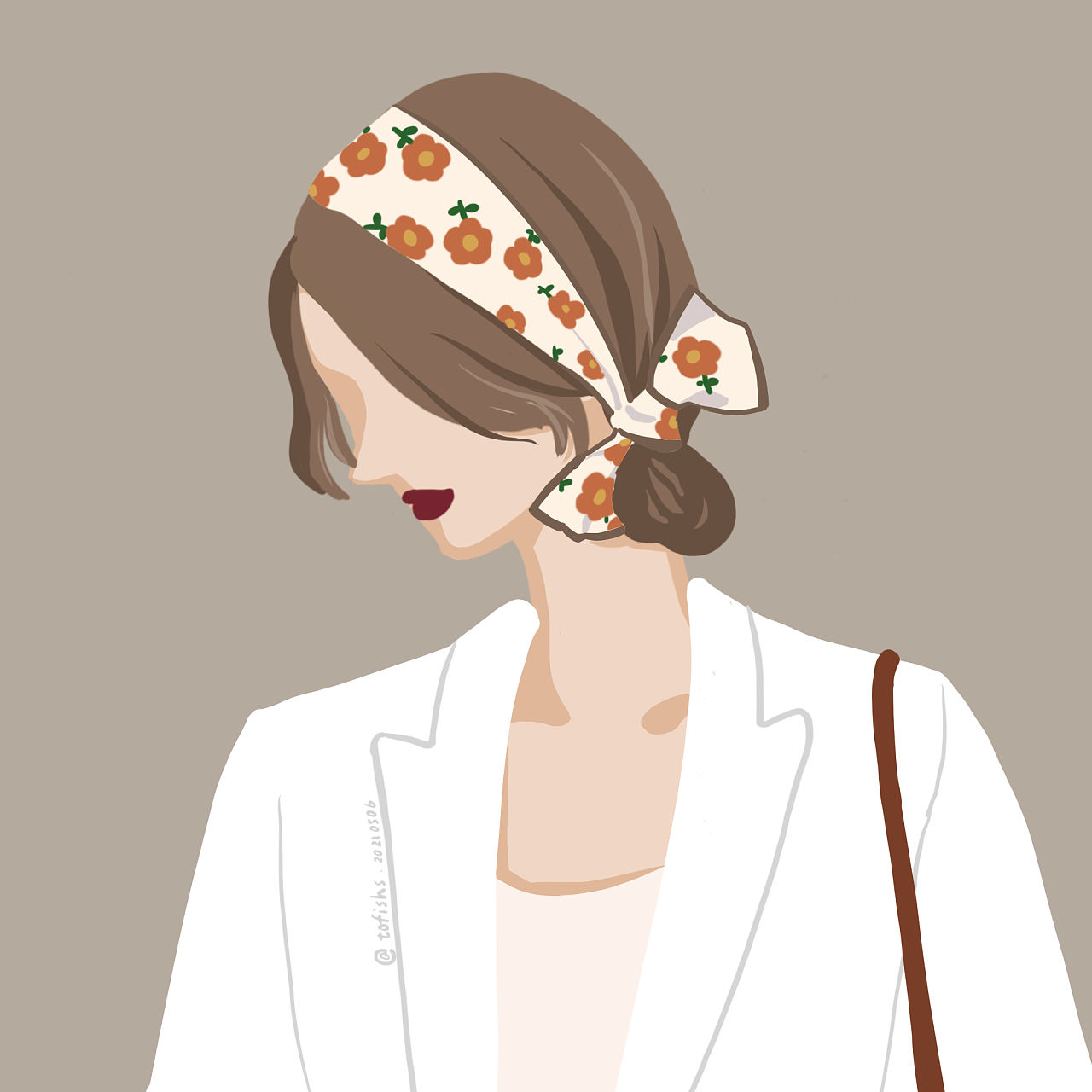 发带04|插画|商业插画|木月画画了么 - 原创作品 - 站酷 (zcool)